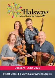 Halsway Manor Brochure (Jan to Jun 2026) cover