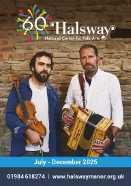 Halsway Manor Brochure (Jul to Dec 2025) cover